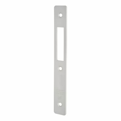 Euro Profile Hook Deadbolt Faceplate - 197 x 25mm - Satin Anodised Aluminium