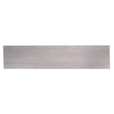 Steel Kick Plate - 838 x 150 x 1.2mm - 8 Screw Holes - Galvanised