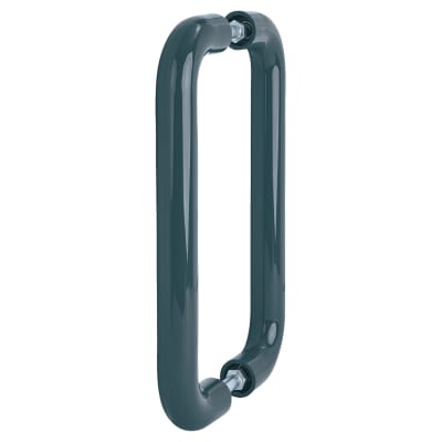 Anthracite Grey Nylon D-Bar Door Pull Handles - Back to Back - 300mm c/c