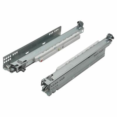 MOVENTO TIP-ON Push to Open Drawer Runner - Full Extension - 270mm Length - 40kg