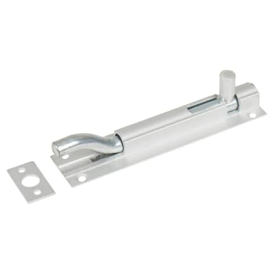 Brushed Aluminium Necked Barrel Bolt - 152 x 25mm