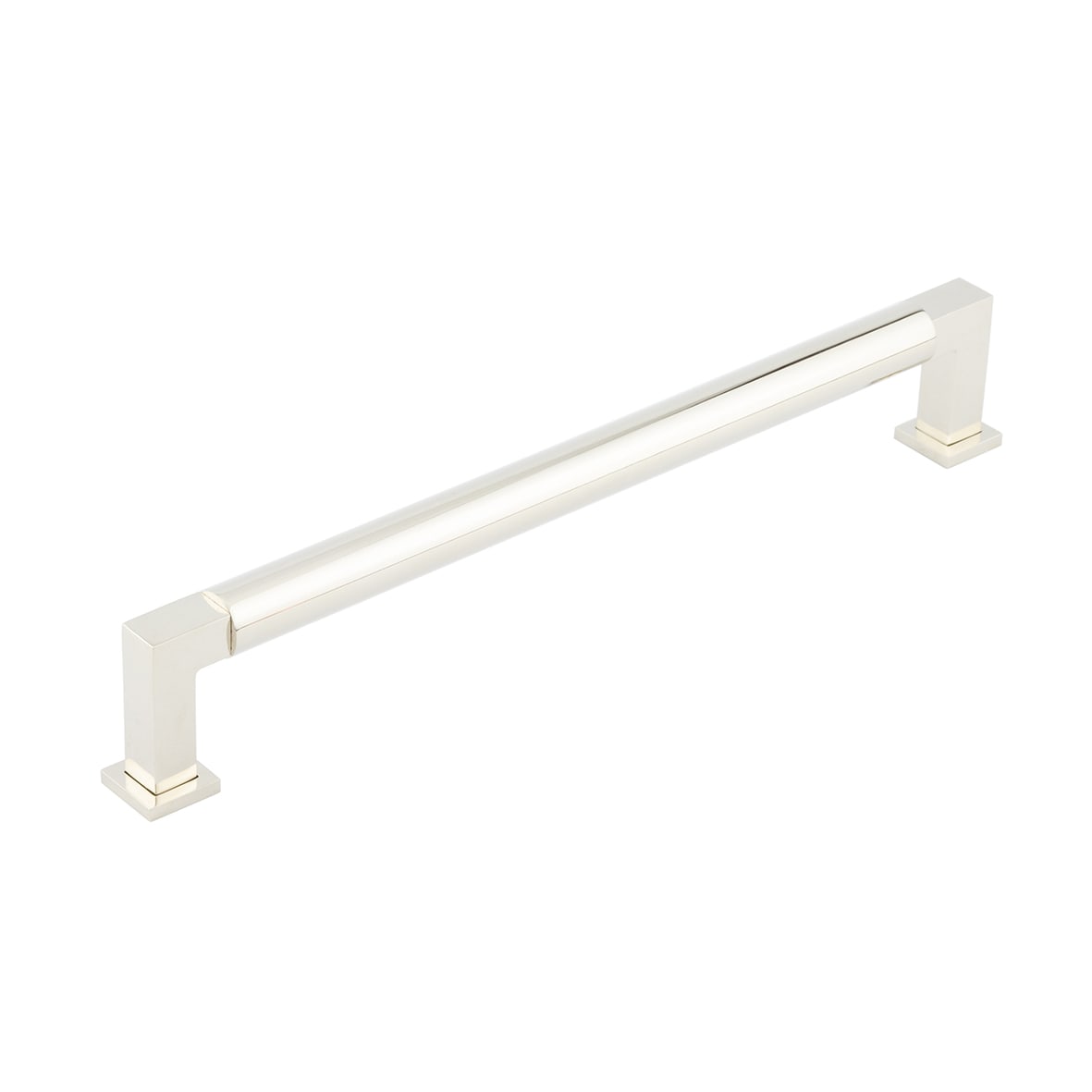 Westminster 17.5mm D-Bar Cabinet Pull Handle - 224mm c/c - Polished Nickel
