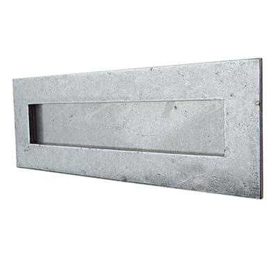 Letter Plate - 324 x 108mm - Pewter