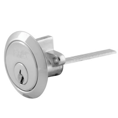 5 Pin Replacement Rim Cylinder - Satin Chrome - Keyed Alike