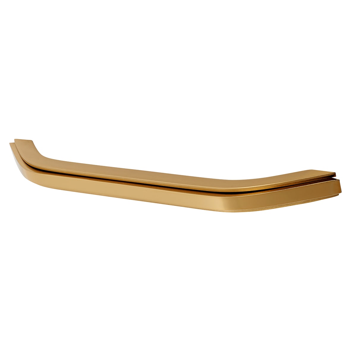 Aries Bow Cabinet Pull Handle - 192mm Centres - Satin Brass