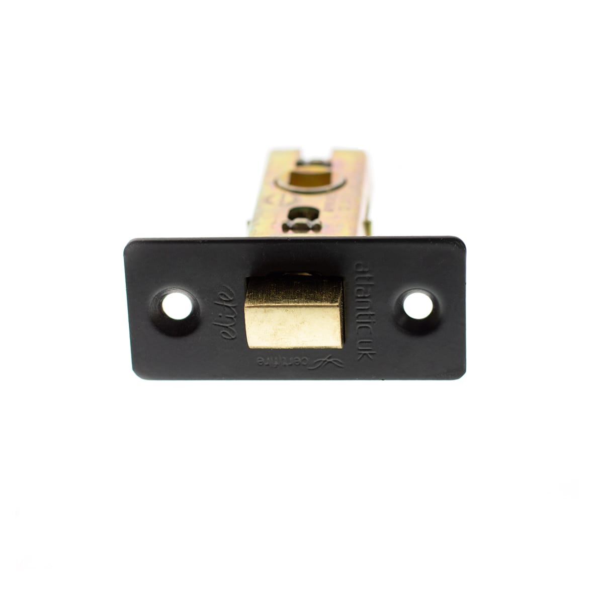 Fire-Rated Tubular Latch - 63mm Case - 45mm Backset - Square - Matt Black