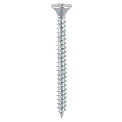 Solo Chippy Pozi Countersunk Wood Screws - 3.5 x 15mm - Zinc Plated - Pack of 200