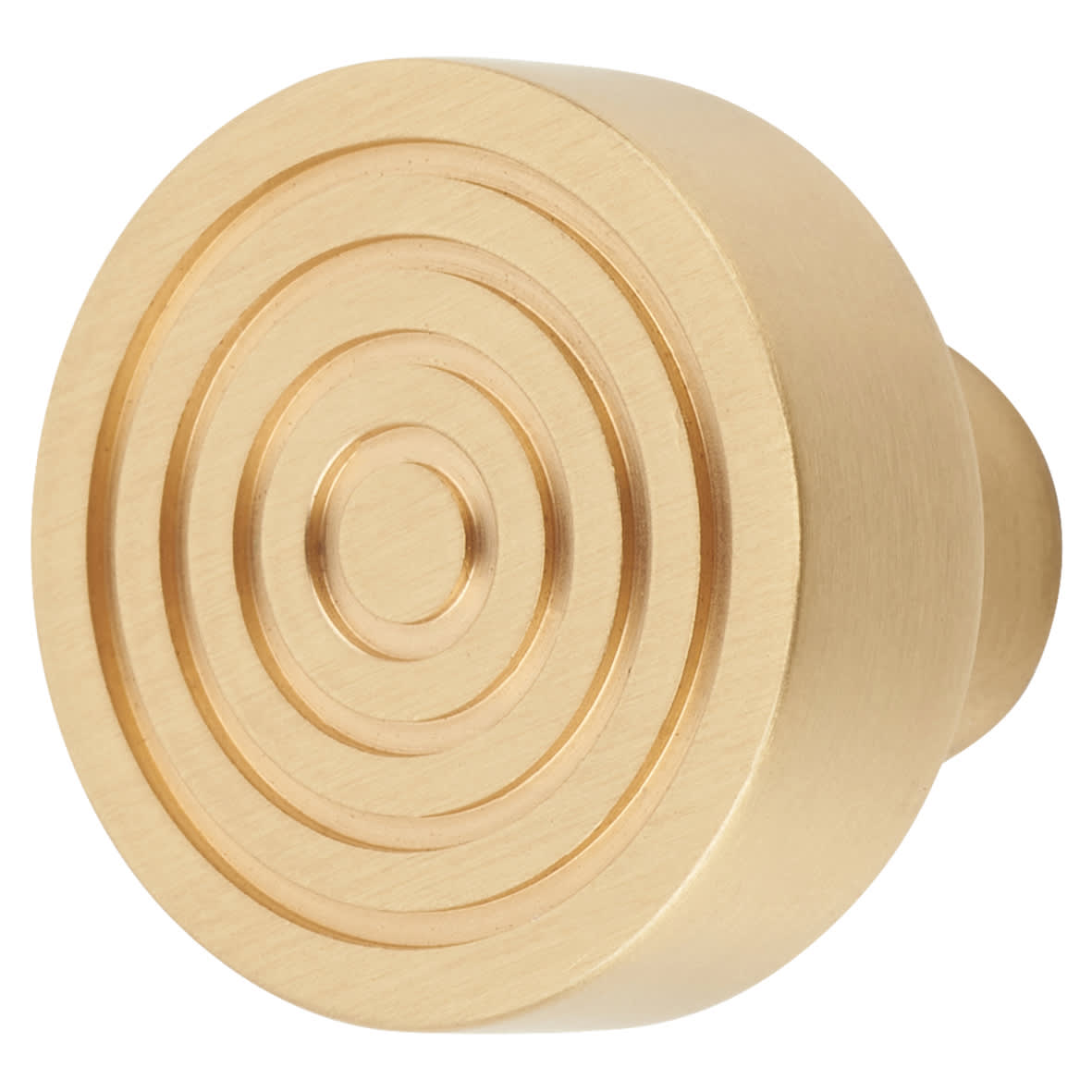 Hoxton Murray Round Cabinet Knob - 30mm Diameter - Satin Brass