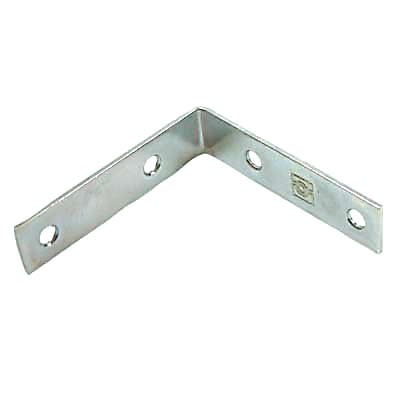 Corner Angle Bracket - 100 x 100 x 21mm - Zinc Plated - Pack of 10