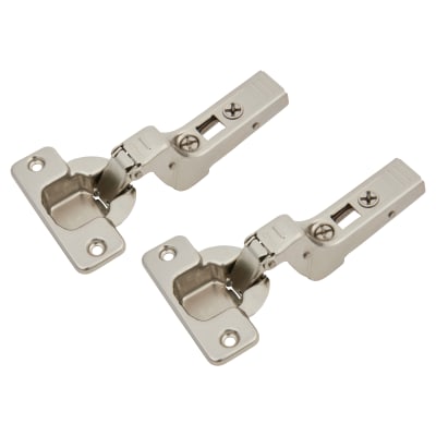 Clip Top Profile Thick Door Cabinet Hinge - 95° - Sprung - Inset - Zinc Plated - Pair