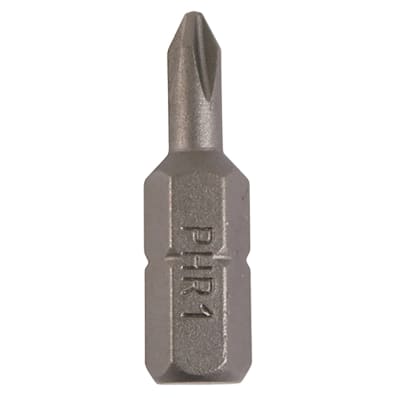 Steel Driver Bits - Phillips - - 25mm Length - Pack of 10