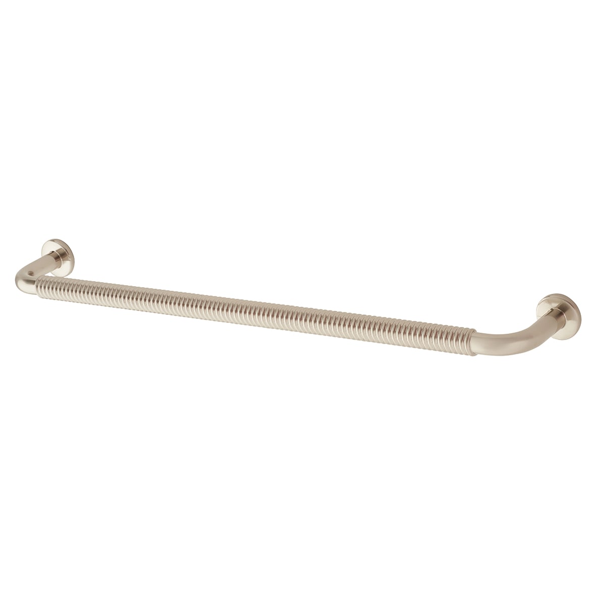 Crewe 10mm Reeded D-Bar Cabinet Pull Handle - 224mm Centres - Satin Nickel