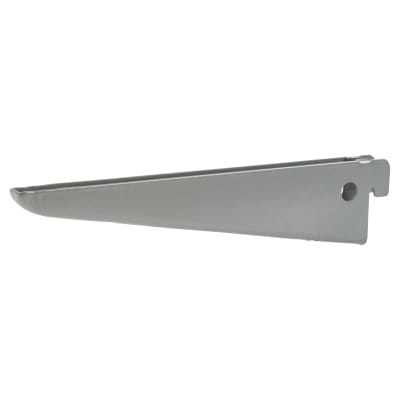 Twin Slot Shelf Bracket - 170mm Length - Silver