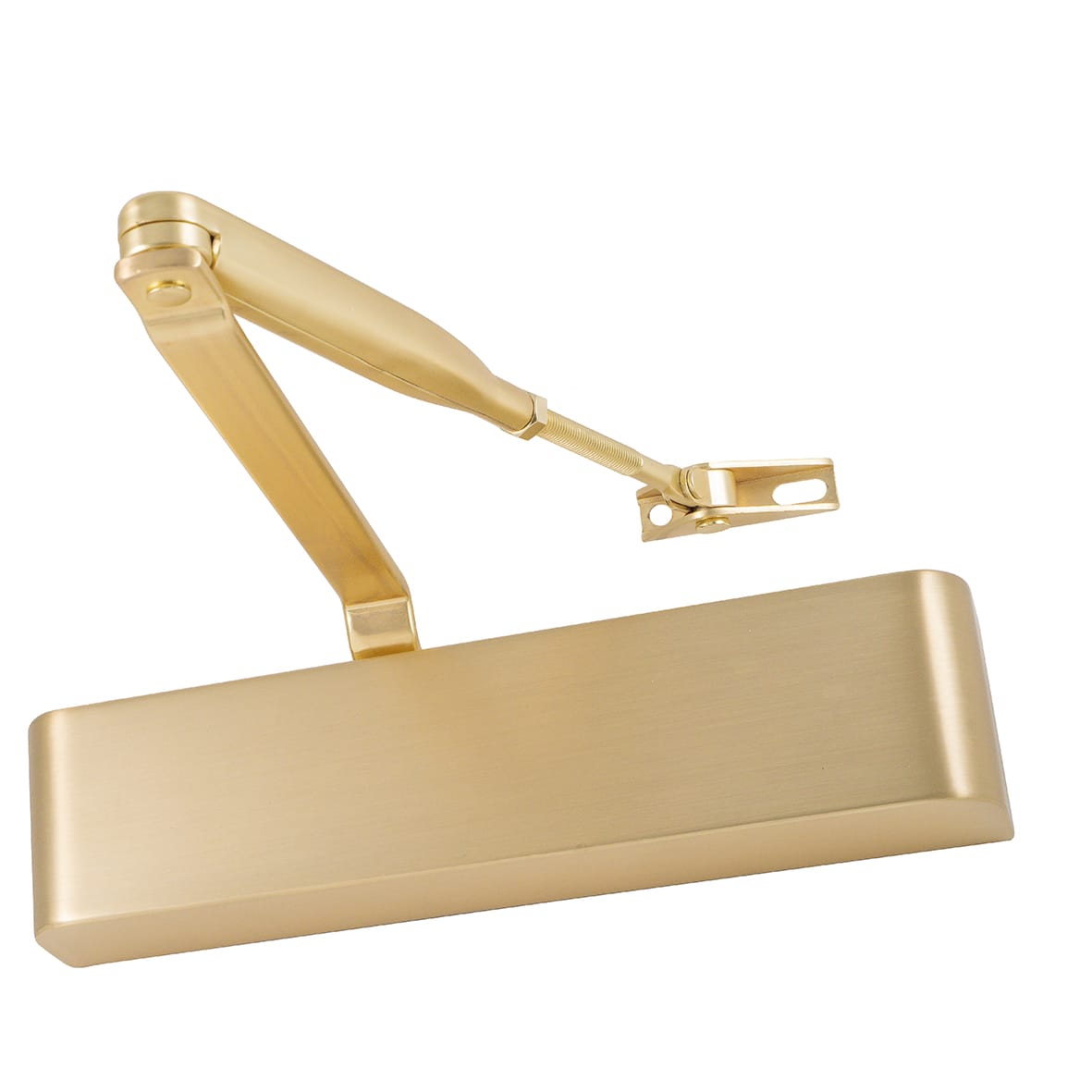 83 Series Overhead Fire Door Closer - Power Size 2-4 - Push/Pull Mounting - Satin Brass