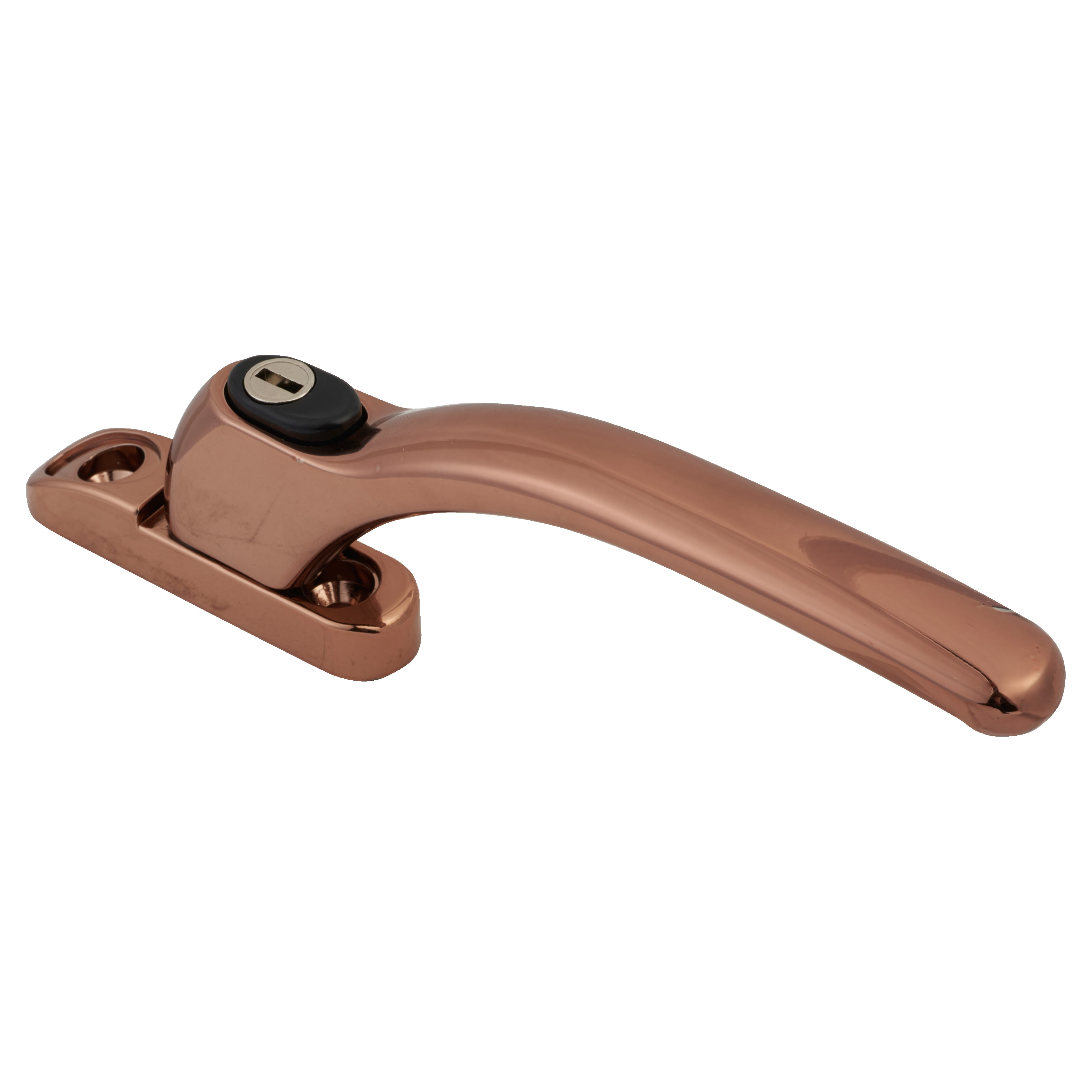 uPVC/Timber Connoisseur Inline Locking Multipoint Window Handle - Dual - Hardex Rose