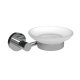 Style Soap Dish Holder - 135 x 125 x 85mm - Polished Chrome
