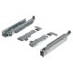TIP-ON Push to Open BLUMOTION Soft Close Drawer Runner - Full Extension - 400mm Length - 20kg