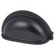 Walton Cabinet Cup Handle - 76mm Centres - Matt Black