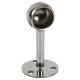 25mm Hanging Rail End Bracket - Polished Stainless Steel