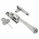 Avon Locking Night Vent Casement Window Fastener - Reversible - Pewter