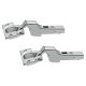 CLIP Top Cabinet Hinge - 110° - Un-Sprung - Half Overlay - Zinc Plated - Pair