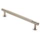 12.5mm Lines T-Bar Cabinet Pull Handle - 160mm Centres - Satin Nickel