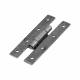 H Door Hinge - 84 x 34 x 2mm - Pewter - Pair