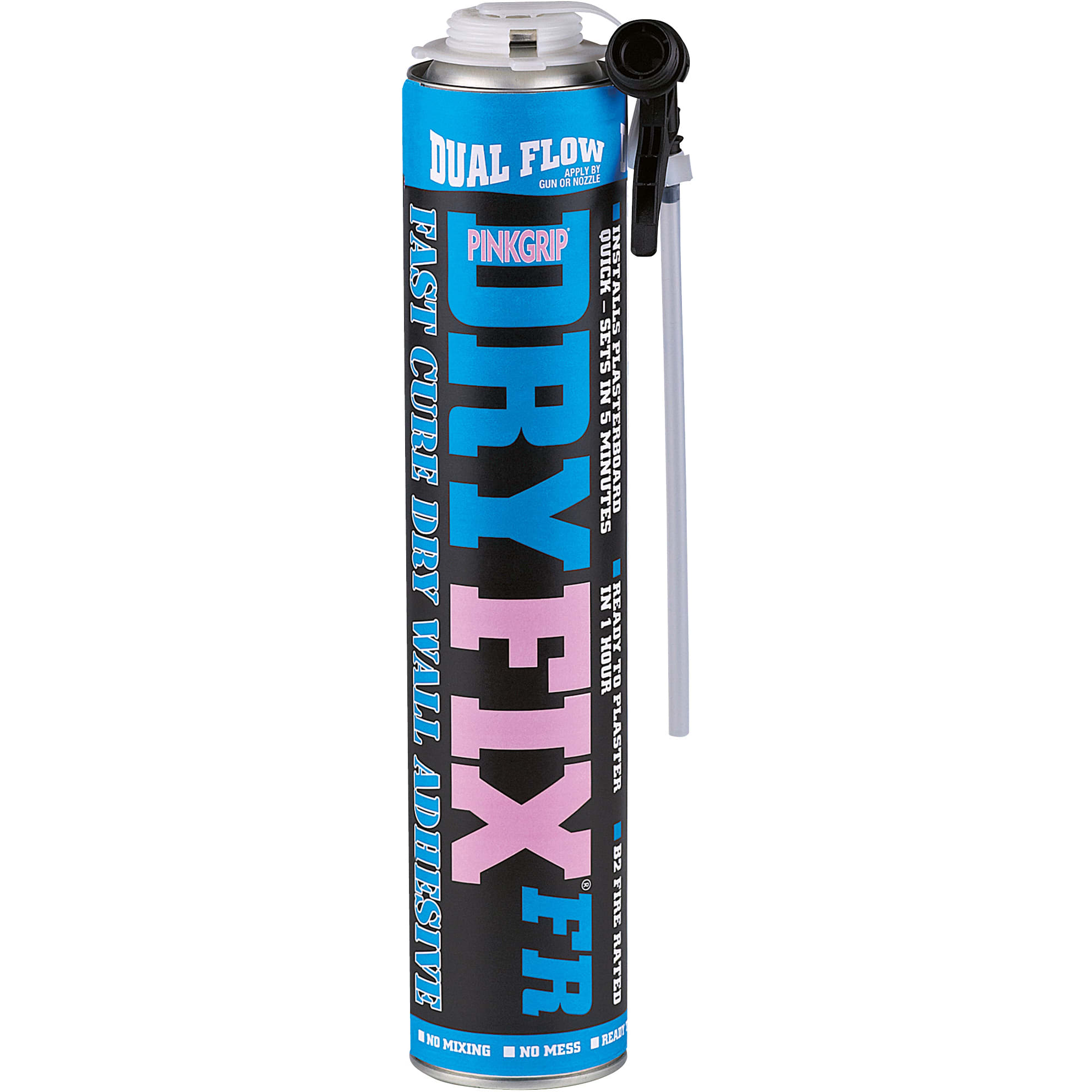 PinkGrip Dryfix Fire Resistant Dry Wall Adhesive Foam - 750ml - Pink