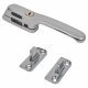 Craftsman Locking Casement Window Fastener - Reversible - Polished Chrome