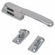 Craftsman Casement Window Fastener - Reversible - Polished Chrome