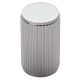 Lines Cylinder Cabinet Knob - 18mm Diameter - Polished Chrome