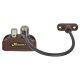 Pro-Twist Push & Turn Cable Window Restrictor - Brown