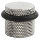 Knurled Floor Door Stop - 22 x 22mm - Satin Stainless Steel