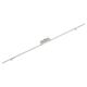 Slim U-Rail Offset Espagnolette uPVC Window Lock - 600mm Length - 20mm Backset - 8mm Cam
