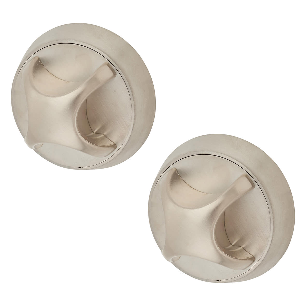 Satin Nickel Anti-Ligature Bowling Ball Mortice Door Knob Set - 62mm Rose - Ultra Range