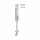 Extra Long French Door Bolt/Flat Section Bolt - 355 x 36mm - Satin Chrome