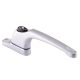 uPVC/Timber Maxim Inline Espagnolette Locking Multipoint Window Handle - Dual - Satin Chrome