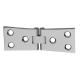 Counter Flap Hinge - 100 x 40 x 3mm - Polished Chrome - Pair