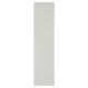 AR624A Nylon Self-Adhesive Plain Finger Plate - 305 x 75mm - Diamond White