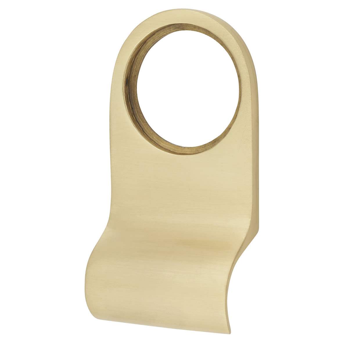 Satin Brass Rim Cylinder Pull - 80 x 40mm