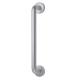 Satin Aluminium 19mm D-Bar Door Pull Handle on Rose - Screw Fix - 150mm Centres