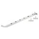 Bulb End Casement Window Stay - 12"/300mm Length - Polished Chrome