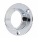 51mm Solid Brass End Socket - Polished Chrome
