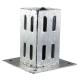 Bolt Down Fence Post Shoe - Quick Fit - 75 x 75mm - Galvanised