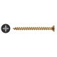 Yellox Pozi Countersunk Wood Screws - 5.0 x 60mm - Yellow Zinc - Pack of 100