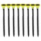 Collated Coarse Thread Drywall Screws - 3.5 x 38mm - Black Phosphate - Pack of 1000