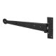 Light Duty Gate/Door Tee Hinge - 305 x 32mm - Antique Black Iron - Pair