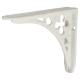 Clover Shelf Bracket - 125 x 100mm - White