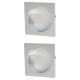 Marcus Square Flush Pull Handle - Satin Chrome
