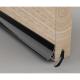 ICD Rain Deflector - 914mm Length - Inward/Outward Opening Doors - Black